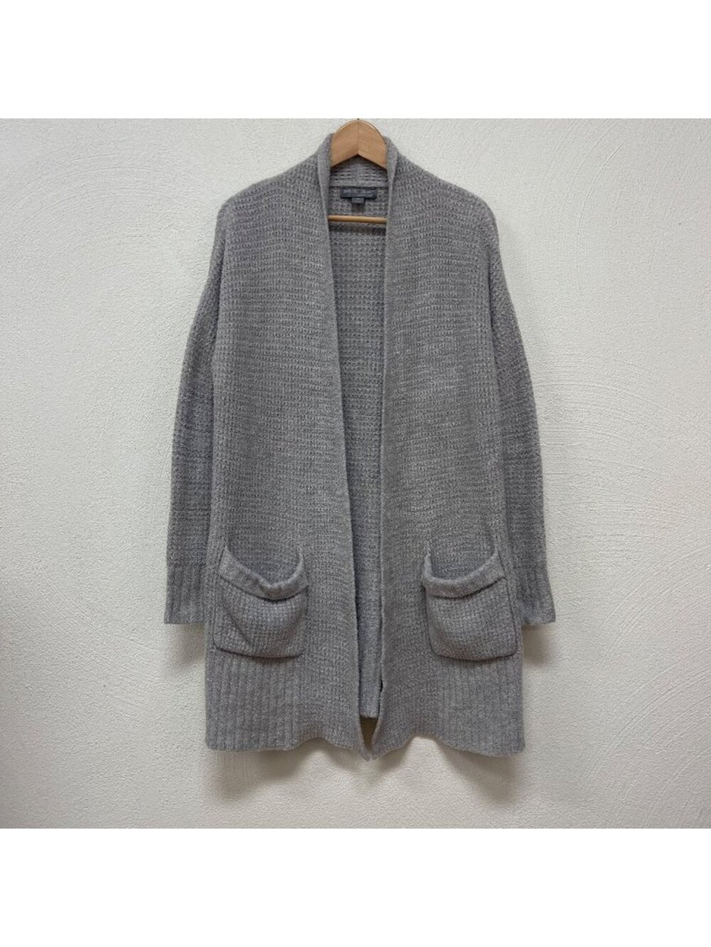 Barefoot Dreams CozyChic Lite® Long Weekend Cardigan In Heathered Gray Sz Medium